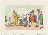 The Damnation of Obadiah (Tristram Shandy), Thomas Rowlandson  British, Hand-colored etching