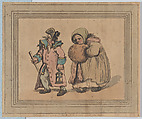 A Return from a Visit, Thomas Rowlandson  British, Hand-colored etching