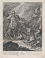 Autumn from the Dog's Four Seasons, Johann Elias Ridinger  German, Etching