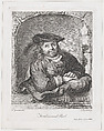 Portrait of Ferdinand Bol, Adam von Bartsch Austrian, Etching and engraving; fourth state of five