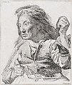 An old woman with clenched fists, Adam von Bartsch Austrian, Etching and engraving; fifth state of five (Rieger)