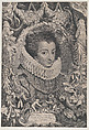 Portrait of Elisabeth of Bourbon, Queen of Spain, Jacob Louys  Dutch, Etching and engraving