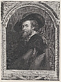 Portrait of Peter Paul Rubens, aged 46, Paulus Pontius  Flemish, Engraving; third state of three (Hollstein)