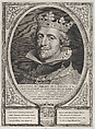Portrait of Philip IV, King of Spain, from 'Counts and Countesses of Holland, Zeeland, and West-Frisia', Cornelis Visscher Dutch, Engraving and etching; third state of three (Hollstein)