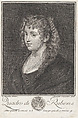 Portrait of a young woman, Giuseppe Canale  Italian, Engraving