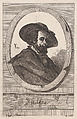 Self-portrait of Peter Paul Rubens, Anonymous (G. Vignerot), Etching