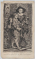Portrait of Rubens' sons, Albert and Nikolaus, Eustache Danzel  French, Etching