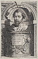 Bust portrait of Philip Rubens, in a niche, Cornelis Galle II  Flemish, Engraving; second state of two (Hollstein)