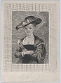 The Straw Hat (Le Chapeau de Paille), Portrait of Susanna Lunden, Robert Cooper British, Engraving