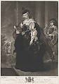 Portrait of Helena Fourment, with a young page behind her, Richard Earlom  British, Mezzotint; second state of two (Dutuit)
