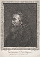Portrait of an old man with a beard, Carl Gottlieb Rasp  German, Engraving