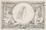 Portrait of Louis XIV, Pierre Philippe Choffard French, Etching with stipple; second state