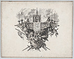 Saint Louis Vignette, Pierre Philippe Choffard French, Etching and engraving