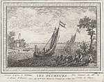 The Fishermen, Quentin Pierre Chedel  French, Etching