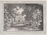 Landscape, from a series of six landscapes dedicated to Madame La Marquise de Pompadour, Quentin Pierre Chedel French, Etching