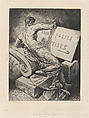 Cover for "Eaux Fortes Nouvelles", François-Nicolas Chifflart  French, Etching
