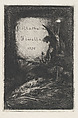 Illustration Nouvelle, François-Nicolas Chifflart  French, Etching