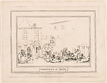 Comforts of Bath, Plate 7, Thomas Rowlandson British, Etching