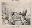 Academy of Women, from "Le Charivari", Honoré Daumier  French, Lithograph; third state of three