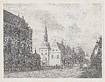 View of Frederiksborg, Carousel Gate, Jørgen Pedersen Roed Danish, Etching