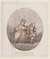The Duenna & Little Isaac, William Paulet Carey Irish, Stipple engraving, printed in brown ink, and hand-colored