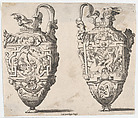 Two Vases, René Boyvin  French, Engraving