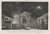 Temple of Isis at Pompeii, from "Voyage pittoresque de Naples et de Sicile", Edouard Gautier-Dagoty  French, Aquatint over etching