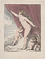 Ariadne Abandoned by Theseus, Thomas Rowlandson  British, Etching and stipple, hand-colored