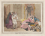 The Dead Alive!, Thomas Rowlandson  British, Hand-colored etching; a reissue