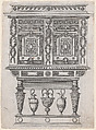 Furniture Design, Jacques Androuet Du Cerceau French, Etching