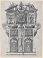 Furniture Design, Jacques Androuet Du Cerceau French, Etching