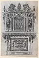 Furniture Design, Jacques Androuet Du Cerceau French, Etching