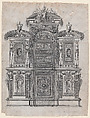 Furniture Design, Jacques Androuet Du Cerceau French, Etching