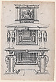 Furniture Design, Jacques Androuet Du Cerceau French, Etching