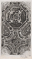 Ceiling Design, plate 40 from "Curieuses recherches de plusieurs beaus morceaus d'ornemens antiques et modernes...", Jacques LePautre French, Etching