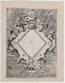 Diamond-shaped Cartouche, Hans Vredeman de Vries Netherlandish, Engraving
