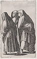 The three holy women going to the sepulchre, Agostino Veneziano (Agostino dei Musi) Italian, Engraving