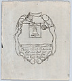 Trade Card of Thomas Searls, Sadler at the Bell and Ball, Fleet Street, Thomas Searls  British, Engraving