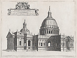 A Catalogue of the Churches of the City of London:  Royal Palaces, Hospitals, and Publick Edifices, Built by Sr. Christopher Wren, Kt. Surveyor General of the Royal-Works, during Fifty Years: viz. from 1668 to 1718, Sir Christopher Wren  British, Engraving