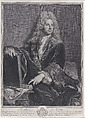 Portrait of Robert de Cotte, Pierre Drevet French, Engraving