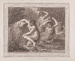 Bathing Nymphs, Francesco Bartolozzi  Italian, Etching; second state of two