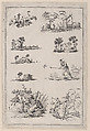 Chinoiserie Ornaments; six plates from "The Ladies Amusement"; or, "Whole art of japanning made easy", Jean Pillement French, Etching