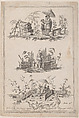 Suite de divers sujets de figure de Paysage et Ornements Chinois et François, Jean Pillement  French, Etching