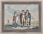 The Students, Thomas Rowlandson British, Hand-colored etching