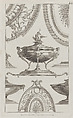 Vases and Vessels, nos. 248–254, plate 44 from "Designs for Various Ornaments", Michelangelo Pergolesi  Italian, Etching and engraving