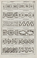 Panels of Ornament, nos. CCCLXXIII–CCLXXXIV, plate 58 from "Designs for Various Ornaments", Michelangelo Pergolesi  Italian, Etching