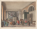 Excise Office, Broad Street, Thomas Rowlandson  British, Hand-colored etching and aquatint