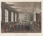 Society of Agriculture, Thomas Rowlandson British, Hand-colored etching and aquatint