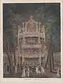 Vauxhall Garden, Thomas Rowlandson  British, Hand-colored etching and aquatint
