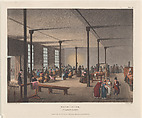 Workhouse, St. James's Parish, Thomas Rowlandson British, Hand-colored etching and aquatint